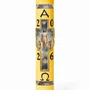 Círio Pascal Relevo Ressuscitado Anjos Adoradores 2026 - 90 X 9 cm Amarelo