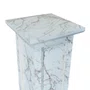 Coluna Pedestal de Madeira para Imagens Textura Mármore - 90 cm x 40 cm