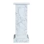 Coluna Pedestal de Madeira para Imagens Textura Mármore - 90 cm x 40 cm