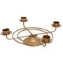 Coroa Advento Mesa Bronze Fosco - 22 cm x 58 x 77 cm