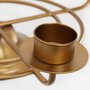 Coroa Advento Mesa Bronze Fosco - 22 cm x 58 x 77 cm