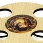 Coroa do Advento em MDF com Velas e Oração