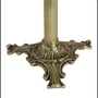 Coroa do Advento Ouro Velho com Pedestal 4 Velas 101 cm x 32 cm