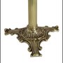 Coroa do Advento Ouro Velho com Pedestal 4 Velas 101 cm x 32 cm