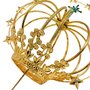 Coroa Dourada Resplendor 12 Estrelas 5.5cm X 17cm