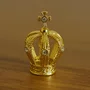 Coroa Dourada Zamak - 3,7 cm