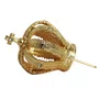 Coroa Dourada Zamak - 4,3 cm