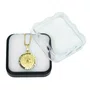 Corrente Banhada Dourada Medalha São Bento