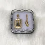 Corrente Banhada Dourada Strass de Nossa Senhora Aparecida