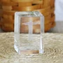 Cristal Cristo Redentor Retangular - 4 cm