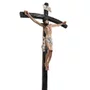 Crucifixo com Base Quadrada Degraus de Resina Nacional - 115 cm