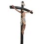 Crucifixo com Base Quadrada Degraus de Resina Nacional - 115 cm