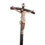 Crucifixo com Base Quadrada Degraus de Resina Nacional - 115 cm