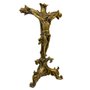 Crucifixo de Mesa Bronze de Resina Nacional - 27 cm