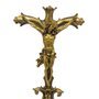 Crucifixo de Mesa Bronze de Resina Nacional - 27 cm