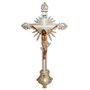 Crucifixo de Mesa Claro de Resina Nacional - 58 Cm