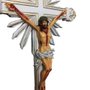 Crucifixo de Mesa Claro de Resina Nacional - 58 Cm