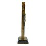 Crucifixo de Mesa em Madeira e Cristo em Metal - 23cm