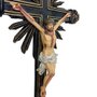 Crucifixo de Mesa Escuro de Resina Nacional - 58 cm