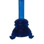 Crucifixo de Mesa Resina Azul Pérolizada 58cm