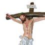 Crucifixo de Parede de Resina Nacional - 100 cm