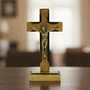 Crucifixo de Parede e Mesa de São Bento - 14,5 cm x 7,5 cm