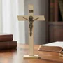 Crucifixo de Parede e Mesa MDF Tirol - 37 cm