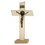 Crucifixo de Parede/mesa Mdf em Tirol 27 Cm