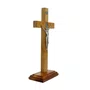 Crucifixo de São Bento em Madeira - 22 cm 