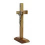 Crucifixo de São Bento em Madeira - 22 cm 