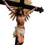 Crucifixo e Cristo em Resina com Pedestal 2.22cm