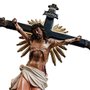 Crucifixo e Cristo em Resina com Pedestal 2.65cm
