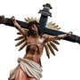 Crucifixo e Cristo em Resina com Pedestal 2.22cm