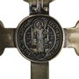 Crucifixo Metal Parede São Bento - 21 cm x 13 cm