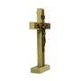 Crucifixo Parede e Mesa  Mdf Athenas 17 Cm