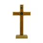 Crucifixo Parede e Mesa  Mdf Athenas 17 Cm