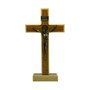 Crucifixo Parede e Mesa  Mdf Athenas 17 Cm