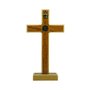 Crucifixo Parede e Mesa  Mdf Athenas 17 Cm