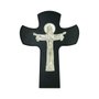 Crucifixo Prata Madeira 18 cm