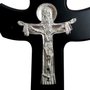Crucifixo Prata Madeira - 18 cm