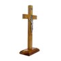 Crucifixo de São Bento em Madeira - 22 cm 