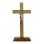 Crucifixo de São Bento em Madeira - 22 cm 