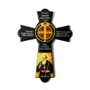 Cruz de Parede Sao Bento Mdf Resinada 22 Cm
