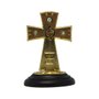 Cruz Dourada Strass Mesa - 7 cm