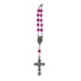 Dezena Acrilica Nossa Senhora Aparecida Rosa - 8mm