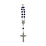 Dezena Acrilica Nossa Senhora Aparecida Roxa - 8mm