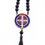 Dezena Carro de São Bento Medalha Pompom - 8 mm