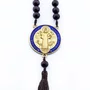 Dezena Carro de São Bento Medalha Pompom - 8 mm