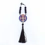 Dezena Carro de São Bento Medalha Pompom - 8 mm
