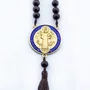 Dezena Carro de São Bento Medalha Pompom - 8 mm